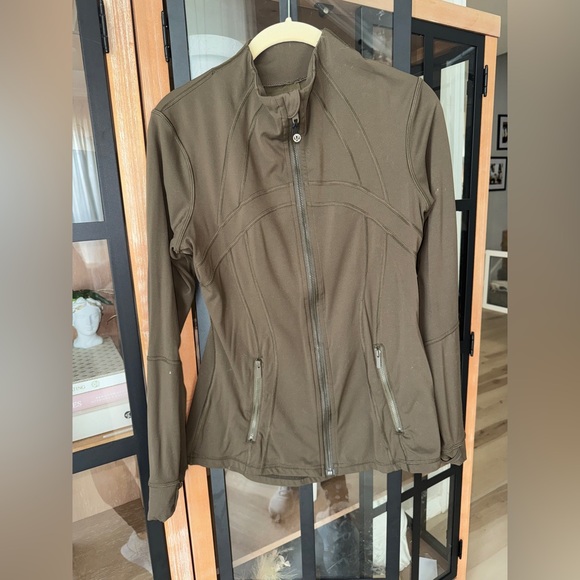 Lululemon define jacket full zipper zip up olive green pockets - Picture 1 of 6